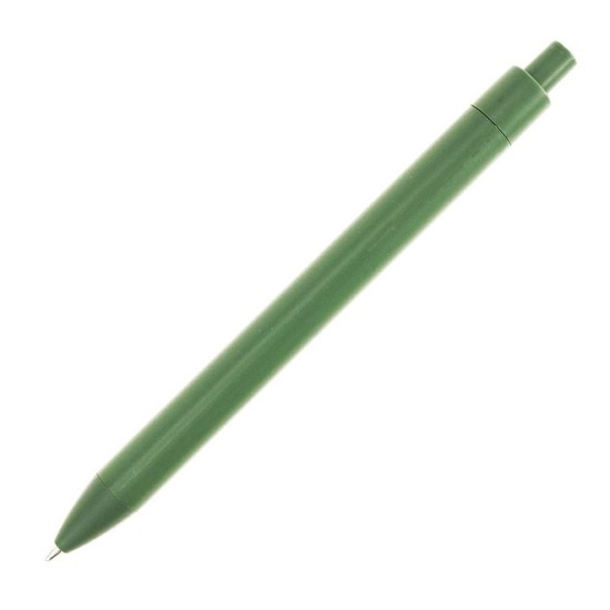 Ручка пластикова, кулькова Bergamo Textile Pen, колір темно-зелений - 770-99