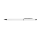 Ручка металева, колір білий/чорний - 9080-1