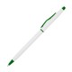 Ручка металева, колір білий/зелений - 9080-4