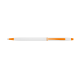 Ручка металева, колір білий/помаранчевий - 9080-6