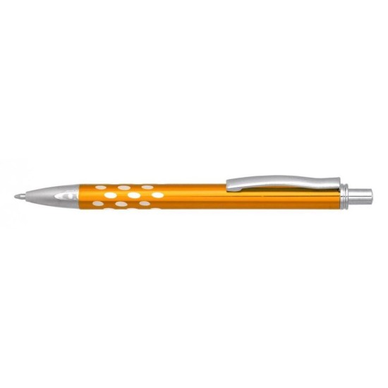 Ручка металева ТМ Bergamo, колір помаранчевий - 9202M-6