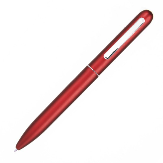 Ручка металева, кулькова Bergamo Bosso, колір червоний - 990M-2