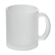 Чашка скляна ТМ Bergamo, колір білий-матовий - HTB8201566
