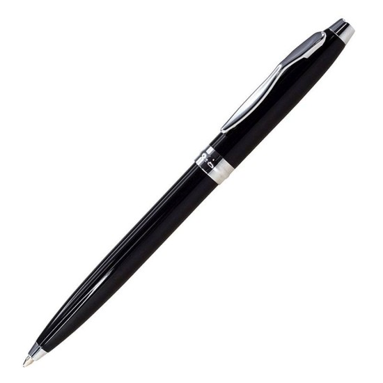 Ручка металева, кулькова, колір чорний - М349-1