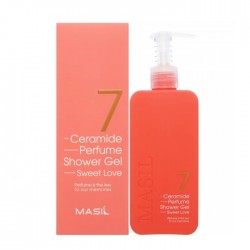 Гель для душу з церамідами Солодке кохання MASIL 7 Ceramide Perfume Shower Gel Sweet Love 300ml, колір рожевий - MASIL-042