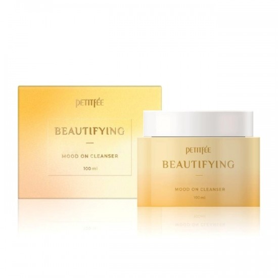 Очищующий бальзам для обличчя з олією камелії Petitfee Beautifying Mood On Cleanser 100ml (Термін придатності: до 12.08.2024), колір жовтий - Petitfee-46
