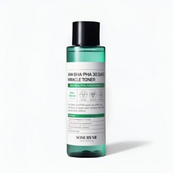 Кислотний тонер для проблемної шкіри SOME BY MI AHA.BHA.PHA 30 Days Miracle Toner 150ml, колір зелений - SBM-09