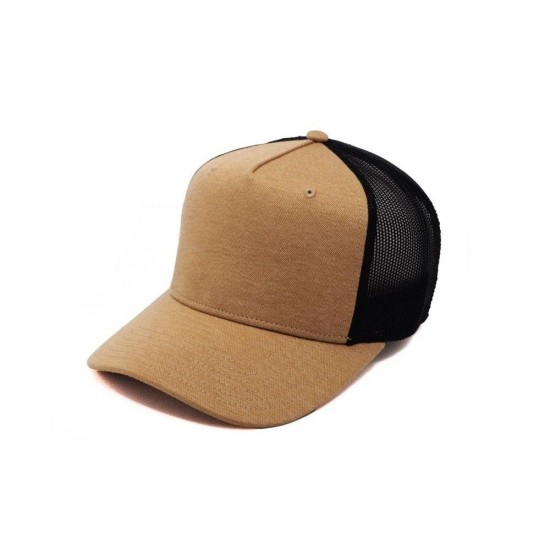 Кепка coFEE Snap curved, колір бежевий/чорний - 2030-17 CO