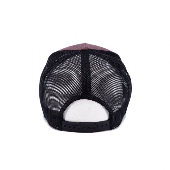Кепка coFEE Snap curved, колір бордовий/чорний - 2030-2 CO