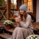 Шапка coFEE Jersey, колір світло-меланжевий - 3003-34 CO