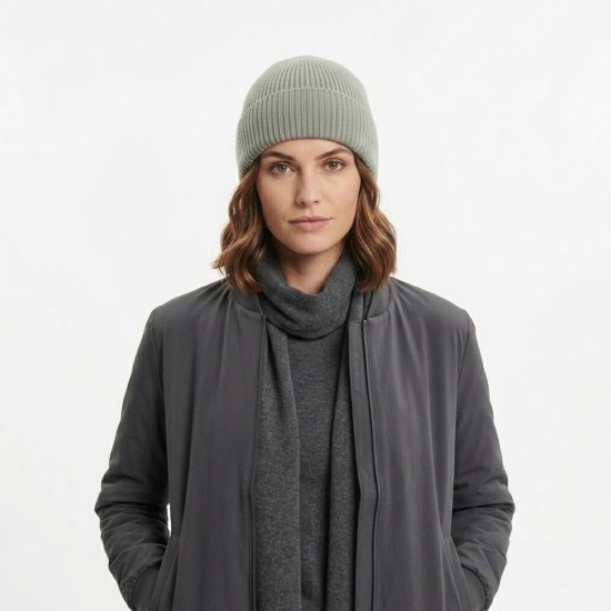 Шапка coFEE Viscose, колір зелений - 3010.16 CO