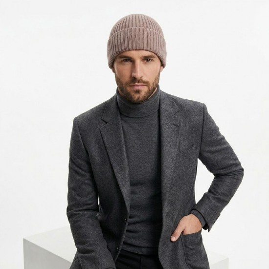 Шапка coFEE Viscose, колір бежевий - 3010.17 CO