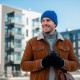 Шапка coFEE Wrap beanie, колір бірюзовий - 3030.18 CO