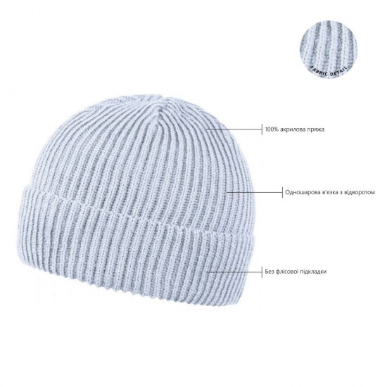 Шапка coFEE Wrap beanie, колір неоново-помаранчевий - 3030.40 CO