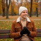 Шапка coFEE Wrap beanie, колір білий - 3030.6 CO