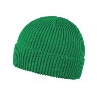 Шапка coFEE Wrap beanie, колір яскраво-зелений - 3030.9 CO