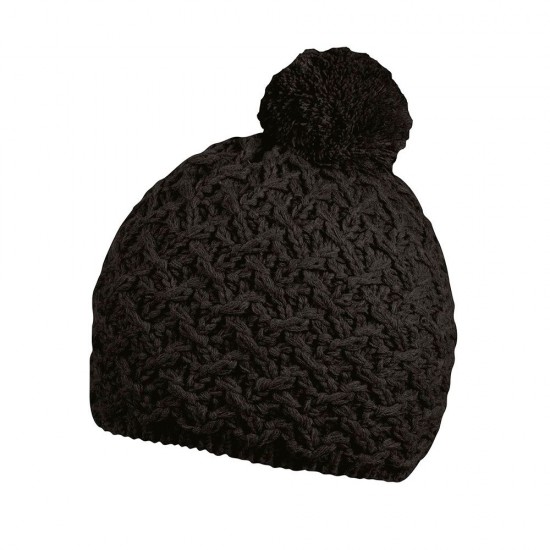 Шапка coFEE Rough style, колір чорний - 3044-3A