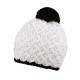 Шапка coFEE Rough style, колір білий/чорний - 3044-6C CO