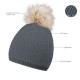 Шапка coFEE Smart fur, колір кремовий - 3047-22