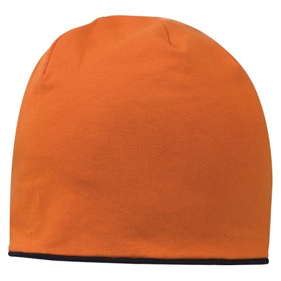 Шапка coFEE Contrasting jersey, колір помаранчевий/чорний - 3049-10 CO