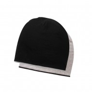 Шапка coFEE Contrasting jersey, колір чорний/попелястий сірий - 3049-3 CO