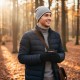 Шапка coFEE Contrasting jersey, колір чорний/попелястий сірий - 3049-3 CO
