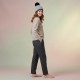Шапка coFEE Braid knit, колір темно-сірий/чорний - CO3060.47