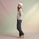 Шапка coFEE Braid knit, колір білий/бежевий - CO3060.6