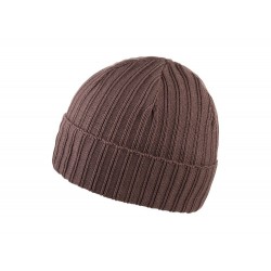 Шапка coFEE Cotton band, колір коричневий - 3063.13 CO