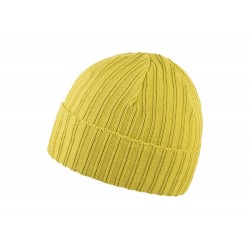 Шапка coFEE Cotton band, колір лимонний - 3063.19 CO