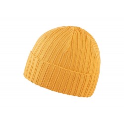Шапка coFEE Cotton band, колір гірчичний - 3063.28 CO