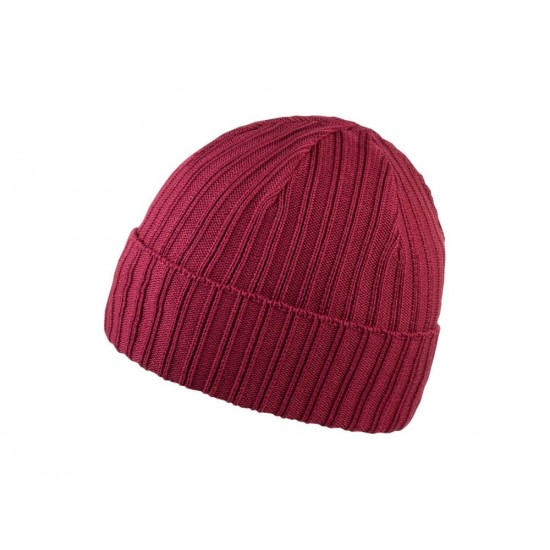 Шапка coFEE Cotton band, колір бордовий - 3063.2 CO