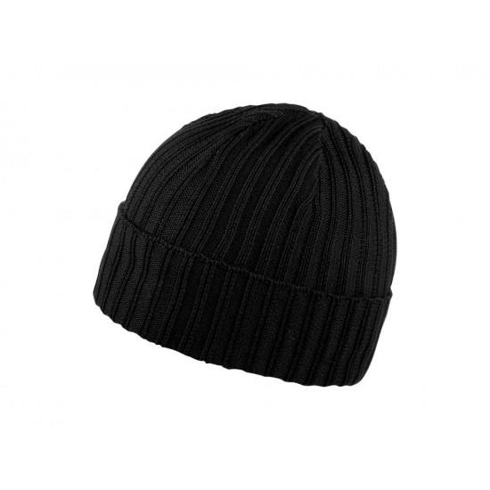 Шапка coFEE Cotton band, колір чорний - 3063.3 CO