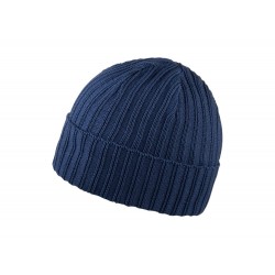 Шапка coFEE Cotton band, колір джинсовий синій - 3063.45 CO