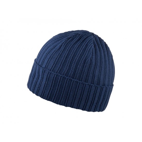 Шапка coFEE Cotton band, колір джинсовий синій - 3063.45 CO