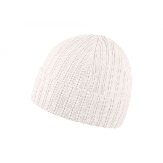 Шапка coFEE Cotton band, колір білий - 3063.6 CO