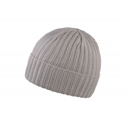 Шапка coFEE Cotton band, колір сірий - 3063.7 CO