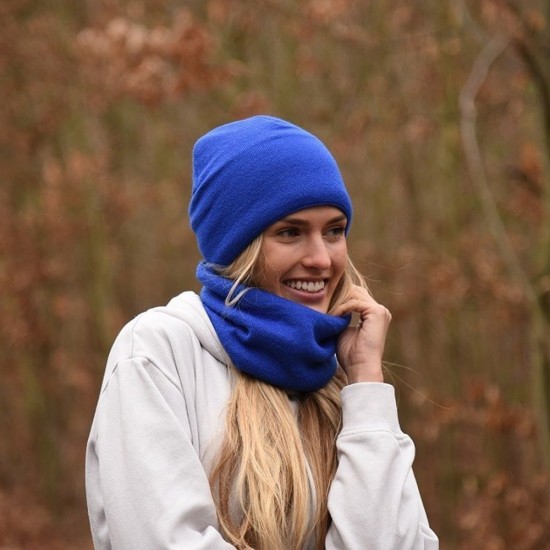 Шапка coFEE Pure beanie, колір синій - 3080.4 CO