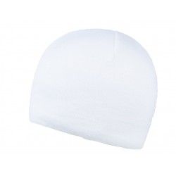 Шапка coFEE Pure beanie, колір білий - 3080.6 CO