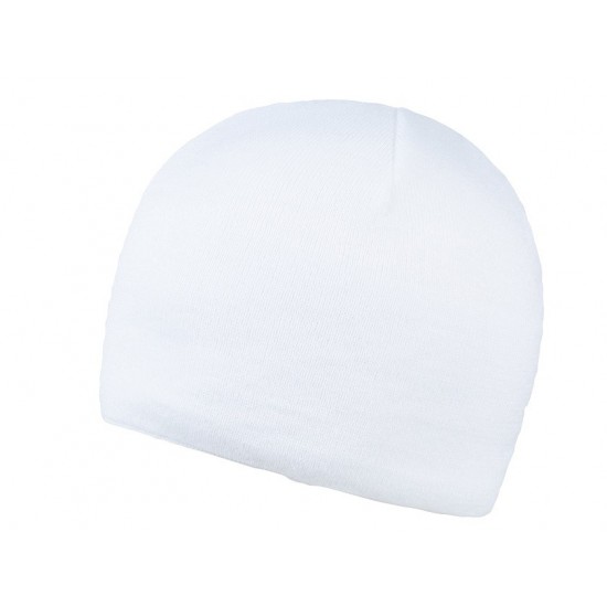 Шапка coFEE Pure beanie, колір білий - 3080.6 CO