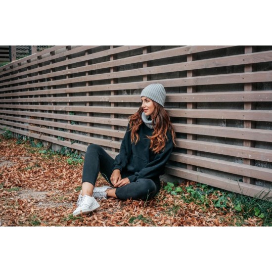 Снуд coFEE Cotton snood, колір сірий - 3083.7 CO