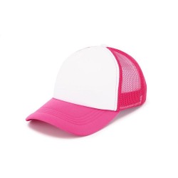 Кепка дитяча coFEE Child trucker, колір рожевий/білий - 4009.25 CO