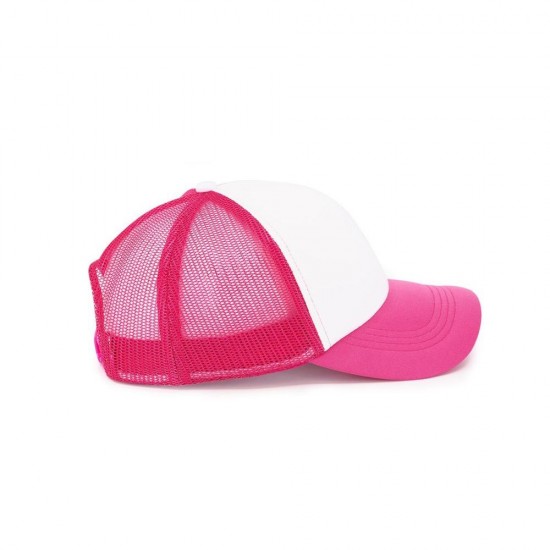 Кепка дитяча coFEE Child trucker, колір рожевий/білий - 4009.25 CO