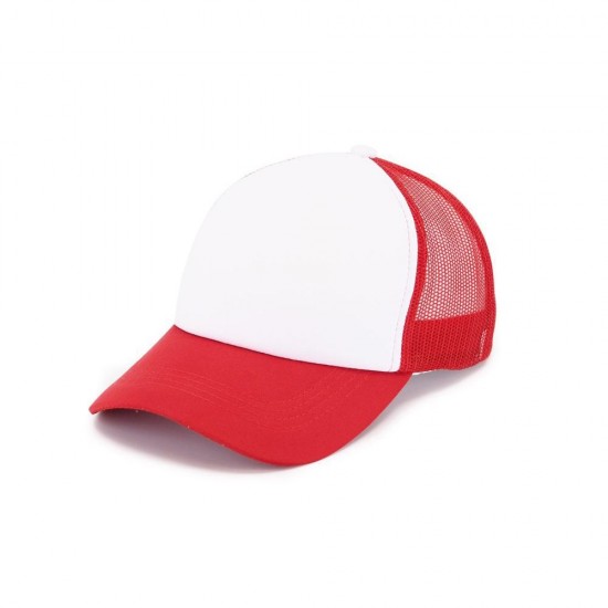 Кепка дитяча coFEE Child trucker, колір червоний/білий - 4009.5 CO