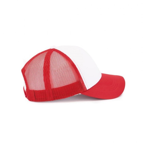 Кепка дитяча coFEE Child trucker, колір червоний/білий - 4009.5 CO