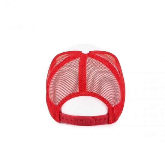 Кепка coFEE Trucker, колір білий/синій/червоний - 4019-21