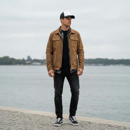 Кепка coFEE Trucker, колір чорний/білий - 4019-6