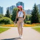 Кепка coFEE UV protection, колір фуксія/білий - 4028-26