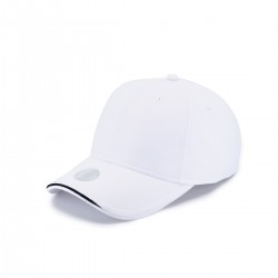 Кепка coFEE UVprotection, колір білий/чорний - 4028-6