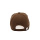 Кепка coFEE Plain microfibre, колір коричневий - 4032-13 CO